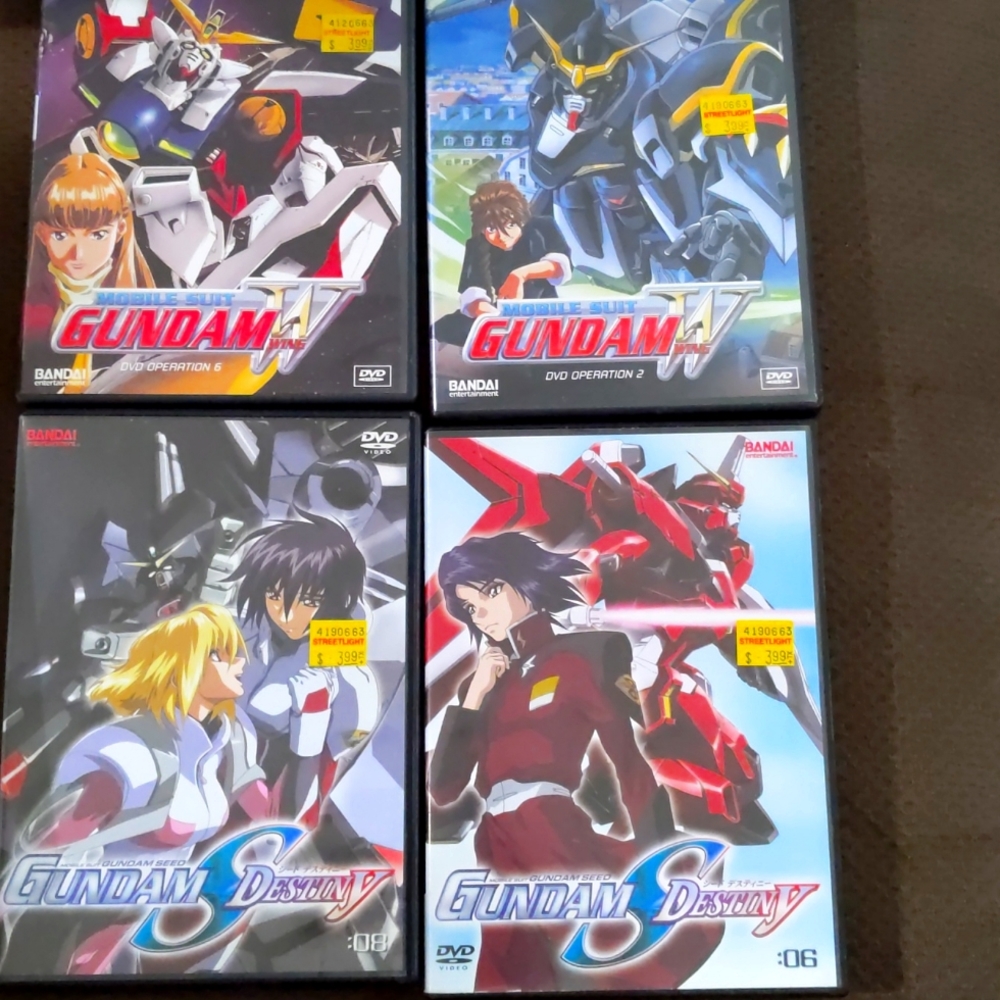 Gundam destiny DVDs